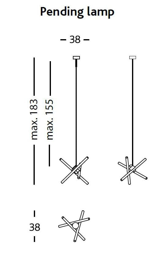 Металлический светодиодный подвесной светильник BD Barcelona OLVIDADA ARCH-00021238 - Вид №3