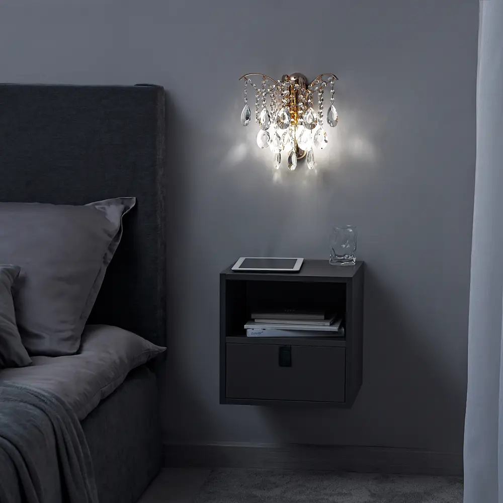 Бра «Бриз 5» E27х2 60 Вт цвет золотой DE CITY STLM-2047747 - Вид №8