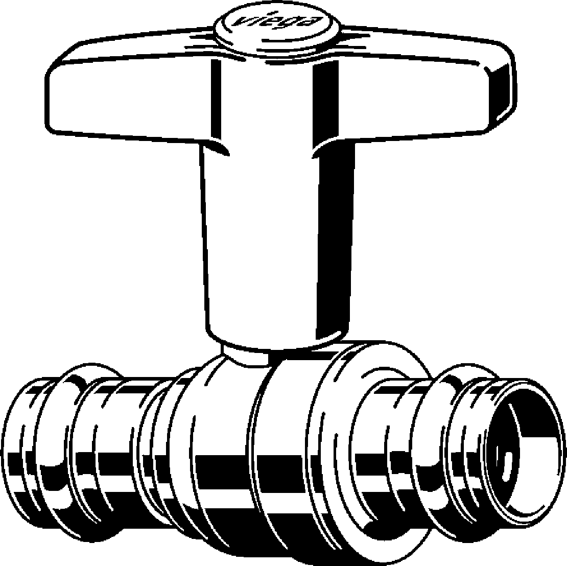 Viega Шаровой кран Easytop 2275 (746421) 746 421 - Вид №1