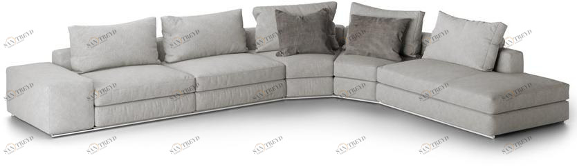 Natuzzi Модульный тканевый диван Dominio sun-id-1488233