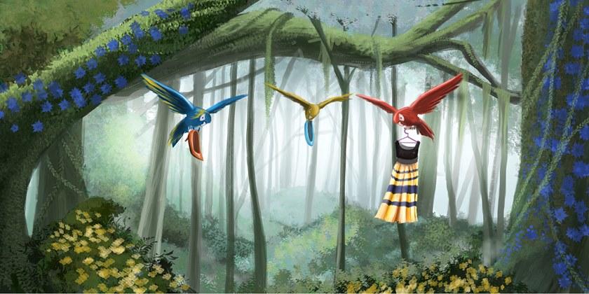 Creativespace Клеящиеся обои с тропическими растениями Wallpaper 2019 sun-id-1408726 - Вид №1