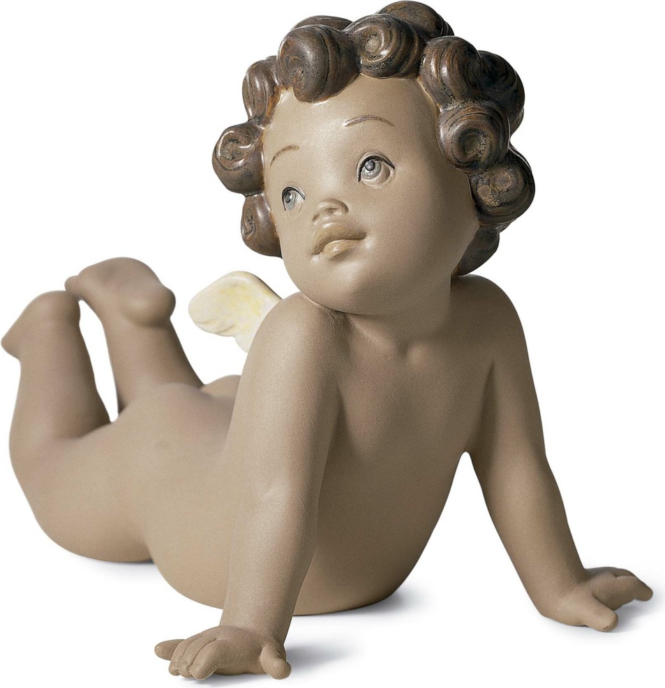 10669179 LLADRO Фигурка Lladro "Окрыленная нежность" 12х17см Фарфор Lladró 