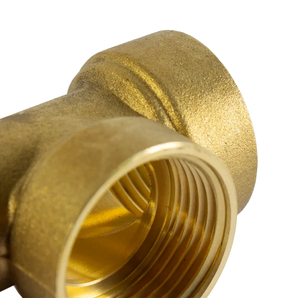 Штуцер 3-х выводной Ростерм 1" ВР-НР мм латунь 3013 STLM-2096515 - Вид №2