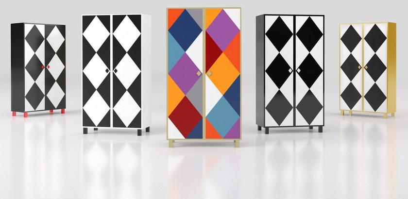 altreforme Разноцветный шкаф с дверцами Arlecchino sun-id-1445443 - Вид №1