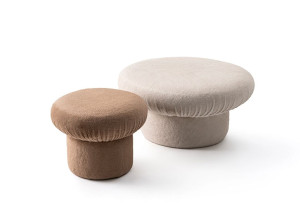 Пуф из искусственного меха