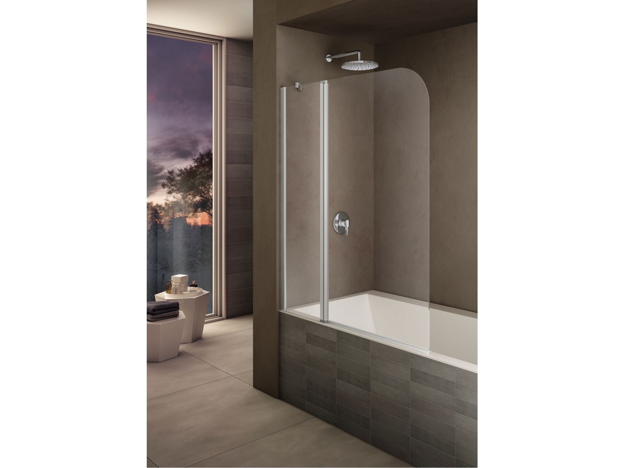 Стеклянная стена ванны Provex Industrie ARCH-00076425