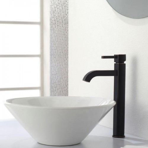 Смесители для умывальника Ramus FVS-1007ORB krausru  - Вид №3