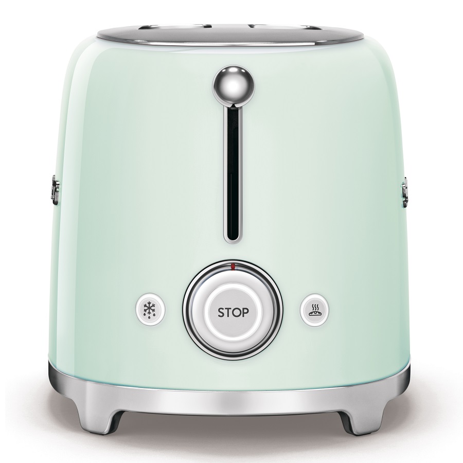 Тостер Smeg на 2 ломтика, зеленый TSF01PGEU - Вид №7