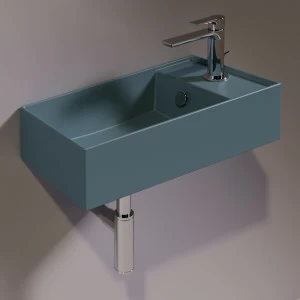 AG50NAVYMATT Подвесная раковина настенная прямоугольная Simas Agile