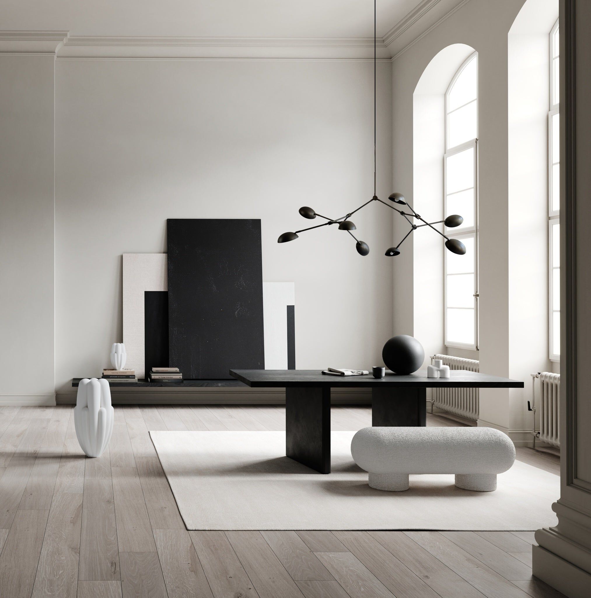 Большая скамейка из ткани 101 Copenhagen Big Foot ARCH-00029148 - Вид №2