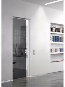 BLUINTERNI Исчезающая раздвижная стеклянная дверь Vitrum-move