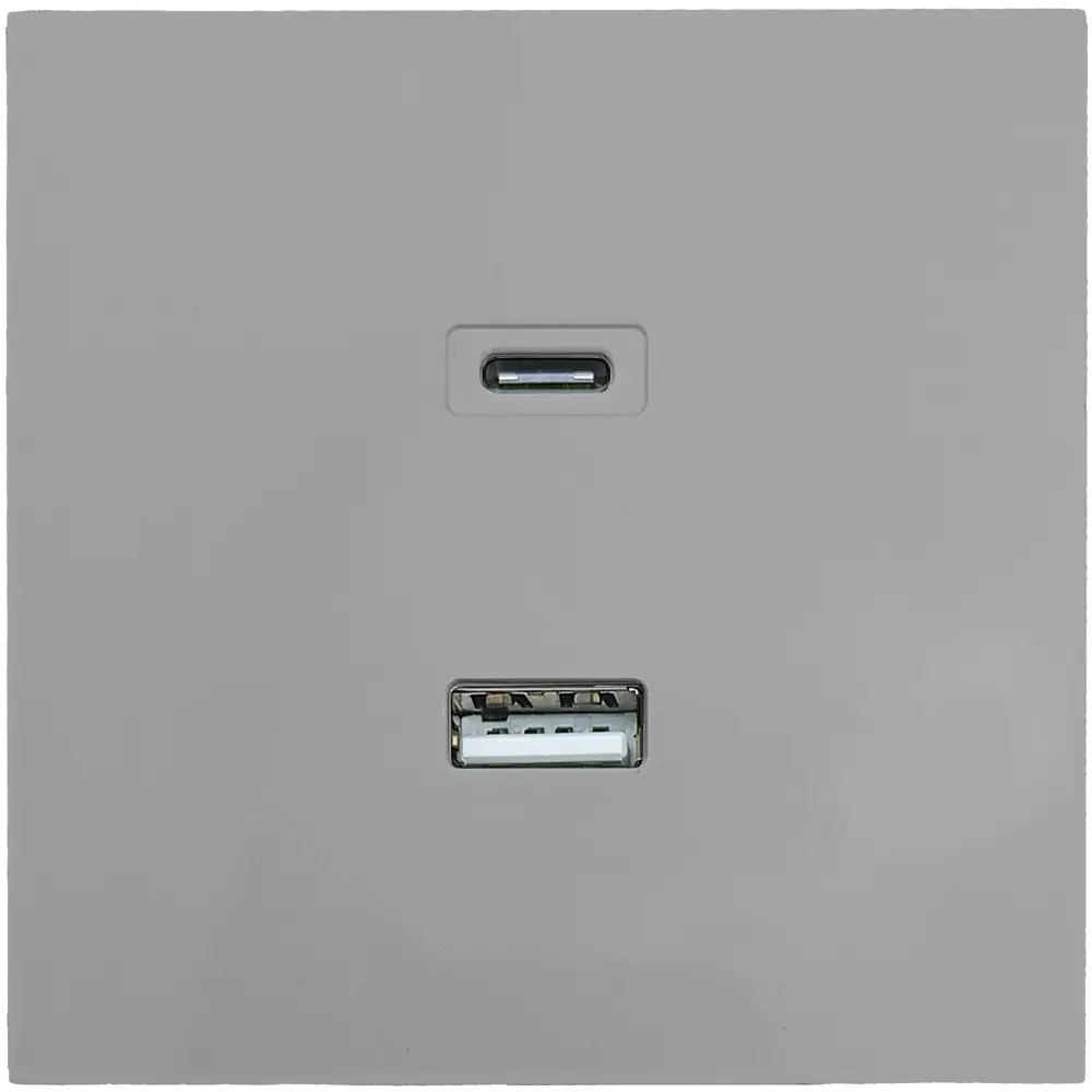 Розетка Lezard Zima с USB Type-C для быстрой зарядки устройств 89398396 STLM-1574002