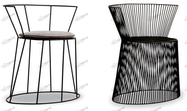BAXTER Железный стул с подлокотниками Gibellina sun-id-1502226