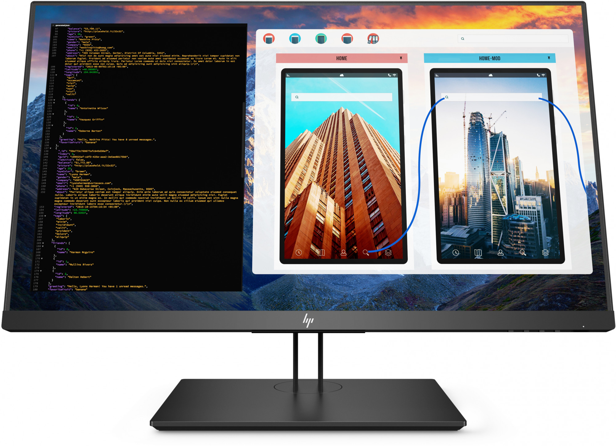 2TB68A4#ABB z27 4k uhd monitor 3840х2160 16:9 ips 350 cd/m2 1300:1 178°/178° hdmi usb 3.0 dp energy star epeat black (repl j3g07a4) HP Santreyd 