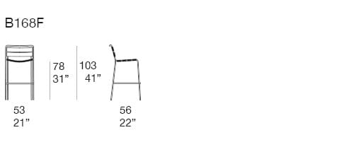 Табурет Paola Lenti Эльба ARCH-00022825 - Вид №3