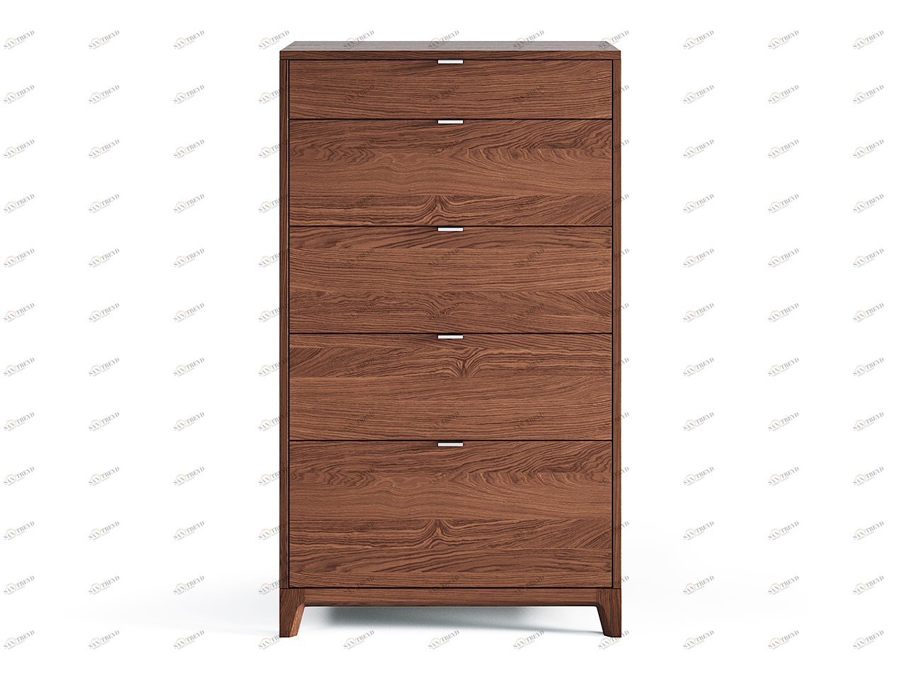 Комод высокий дуб коричневый Case THE IDEA ДИЗАЙНЕРСКИЕ 209979 Коричневый 