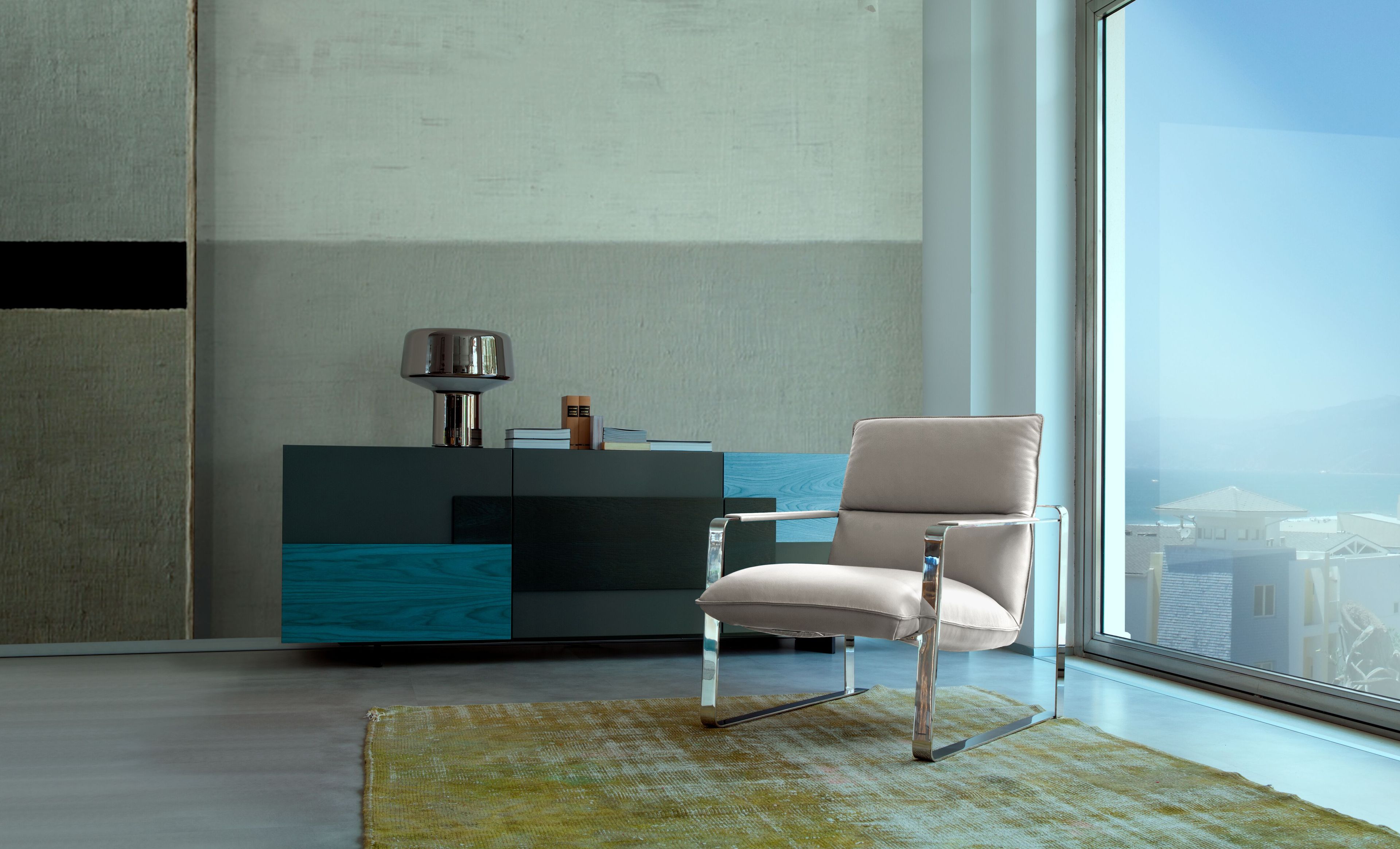 Кожаное кресло с подлокотниками Calia Italia премиум ARCH-00127654 - Вид №4