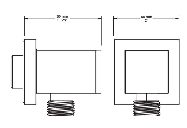 Термостатический набор для душа с душем BARIL Rec B05 ARCH-00018351 - Вид №3