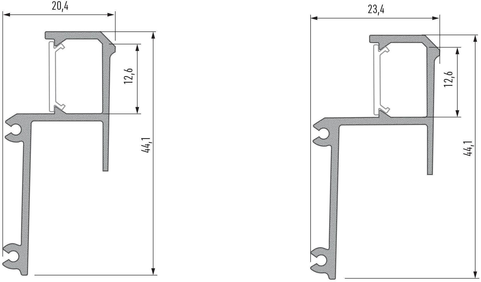 Lumines Lighting Линейный световой профиль для светодиодных модулей  10-0484-10 (ipa12)  - Вид №6