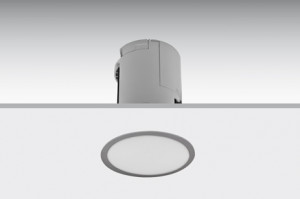 DST-40 Lens flush-mounted with metallic trim Daisalux Светильники аварийные Серебристо-Серый