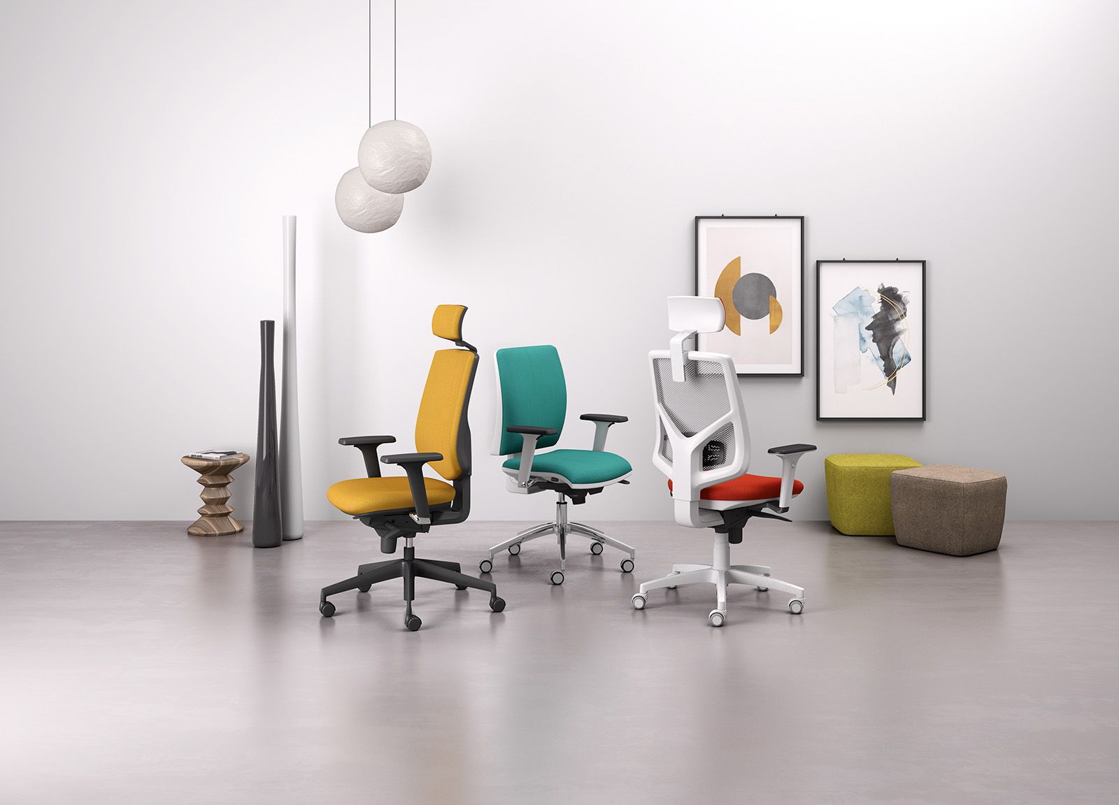 Регулируемый по высоте офисный стул с подлокотниками Leyform Active ARCH-00028540 - Вид №2