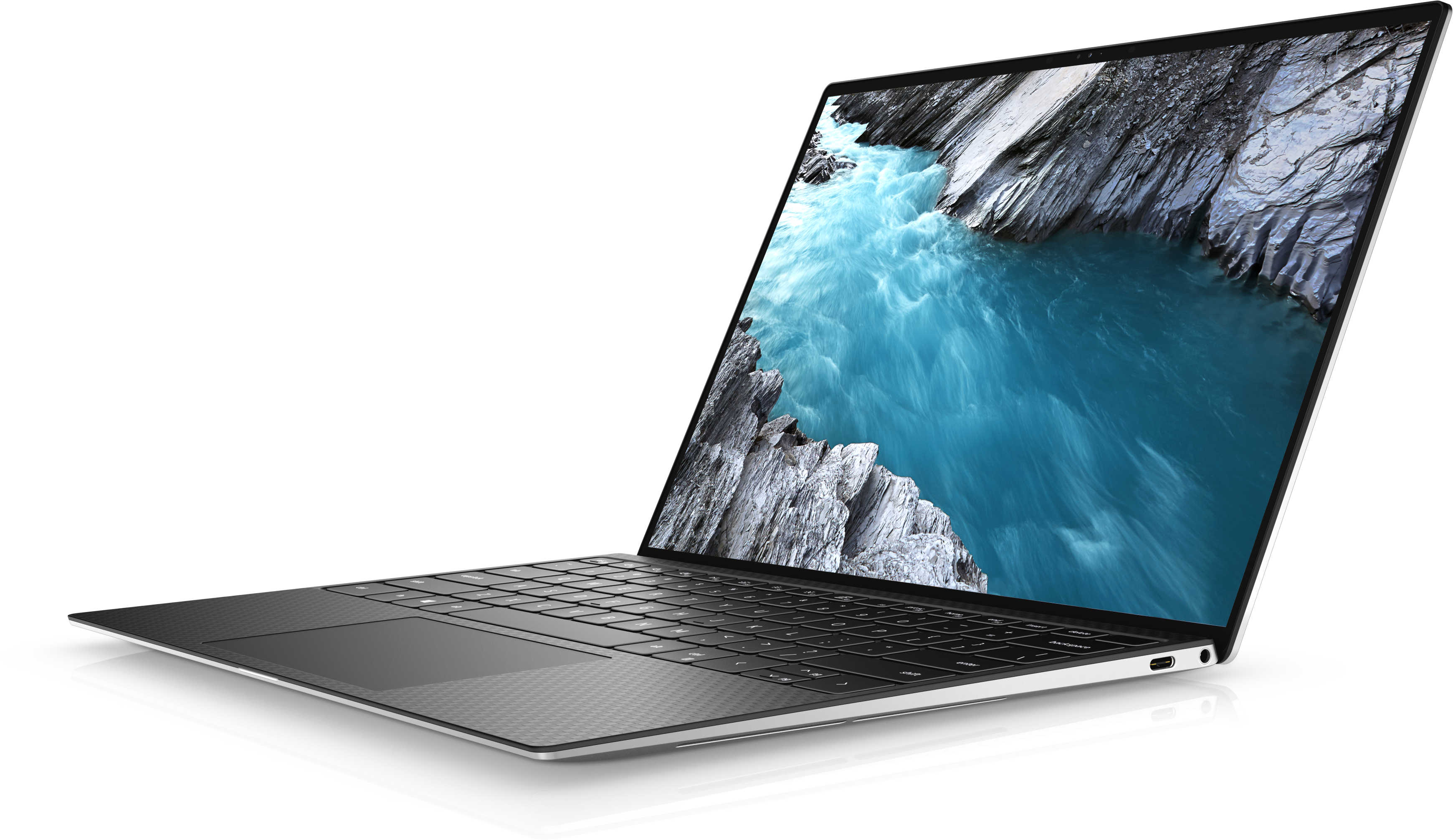9310-5323 xps 13 9310 13.4"(3840x2400 500-nit) touch/intel core i7 1185g7(3ghz)/32gb/ssd 1tb/intel iris xe graphics/52whr/silver/win10pro/2y nbd/fpr Dell Santreyd  - Вид №2