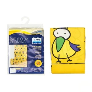 Штора для ванны Bath Plus Jiji, 180x180 см, полиэстер, цвет жёлтый