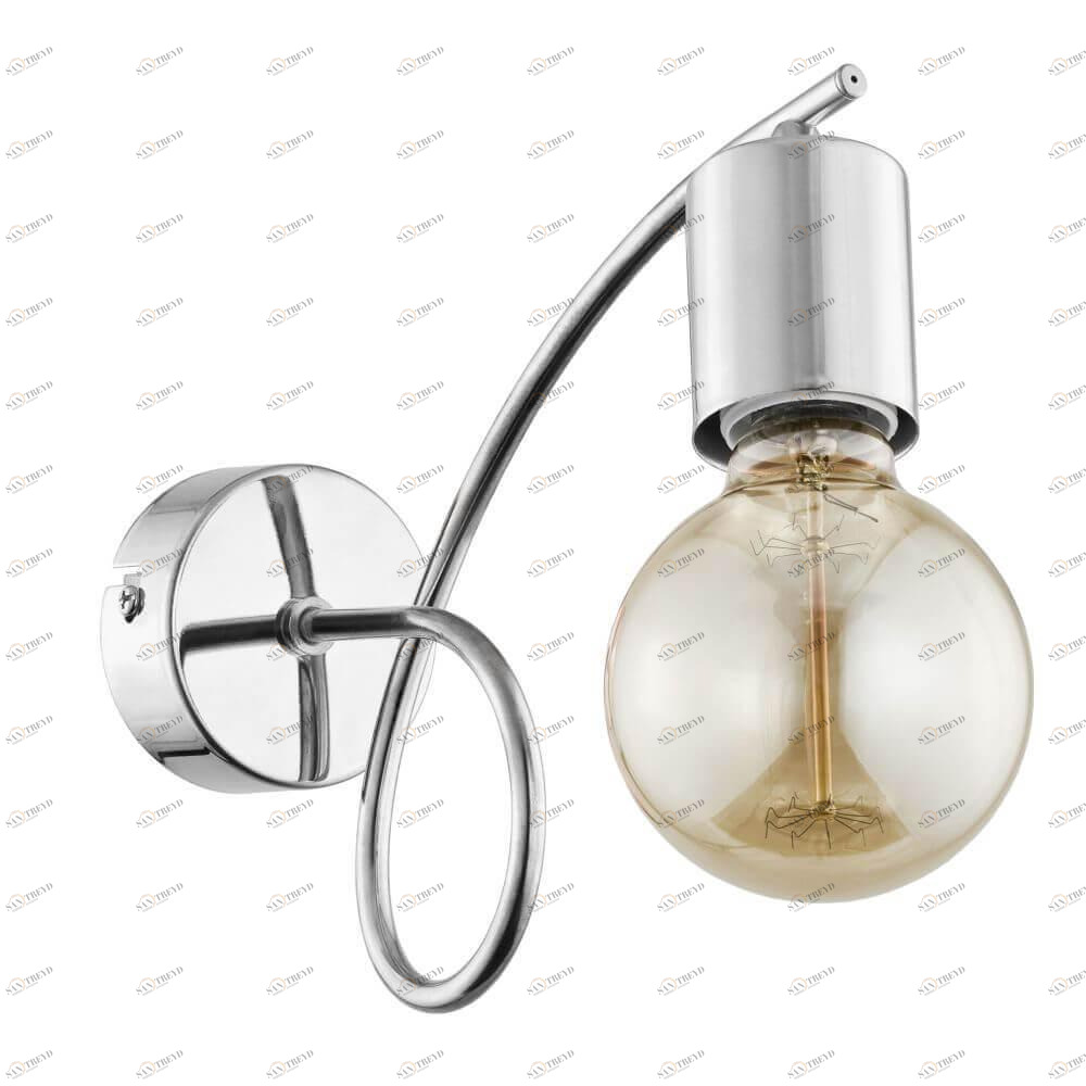 Бра металлическое хром Tango Chrome 24460 ALFA TANGO 00-3928857 Прозрачный;хром