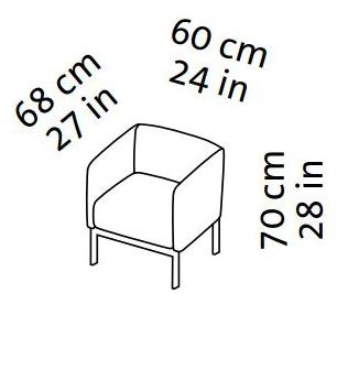 brühl Кожаное кресло с подлокотниками Randolph sun-id-1405721 - Вид №7