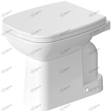 21100120002 Приставной унитаз напольный Белый Duravit D-Code Германия