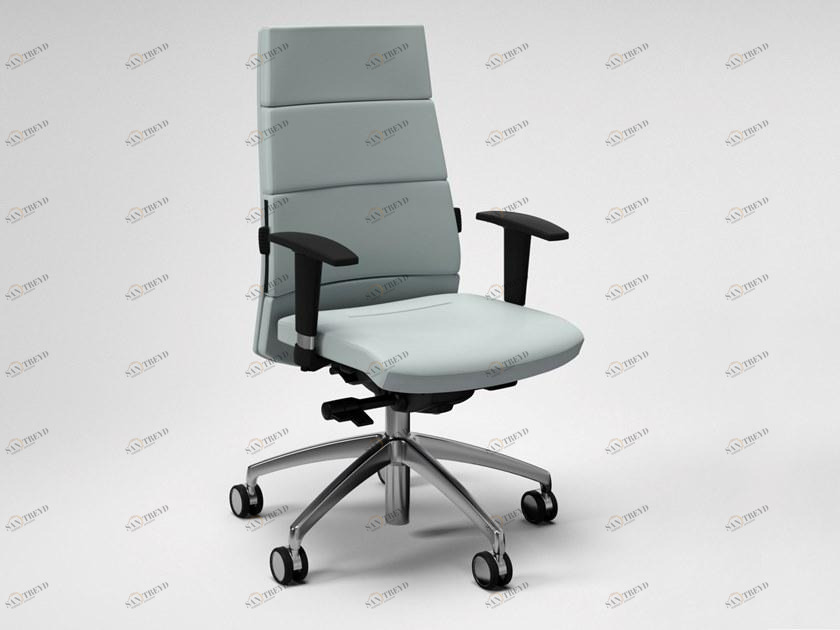 FANTONI Офисное кресло из кожи с 5-ю спицами и подлокотниками Seating system sun-id-1396620