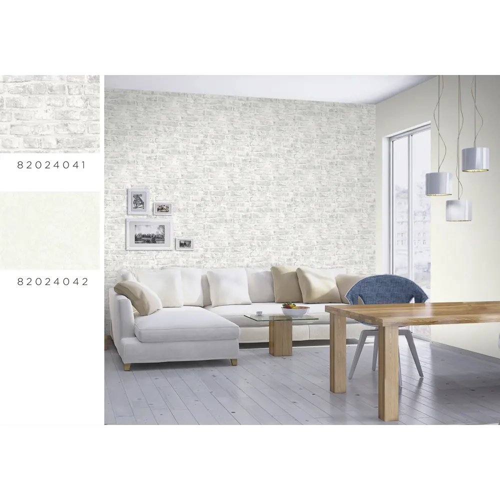 Обои флизелиновые Inspire серые 0.53 м 636796 BRICK STLM-2095671 - Вид №3