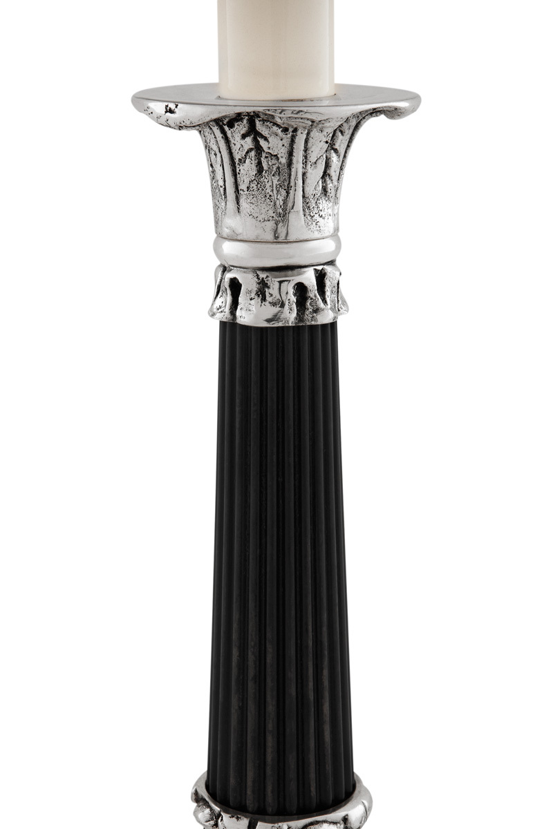 Настольная лампа Perignon от Eichholtz Серебро 109159 EICHHOLTZ КЛАССИЧЕСКИЕ 061645 Белый;серебро  - Вид №3