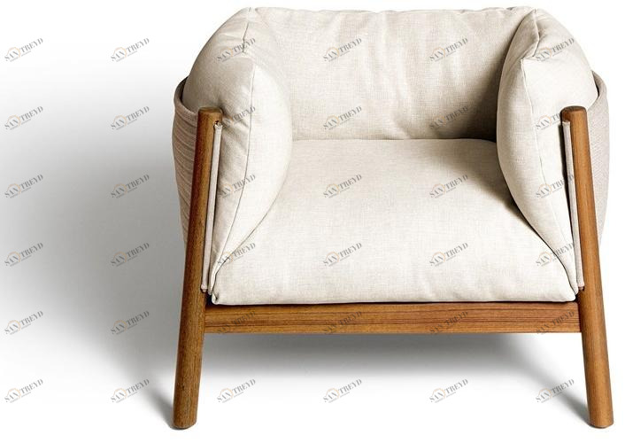 DE PADOVA Садовое кресло со съемным чехлом с подлокотниками Yak outdoor sun-id-1499606