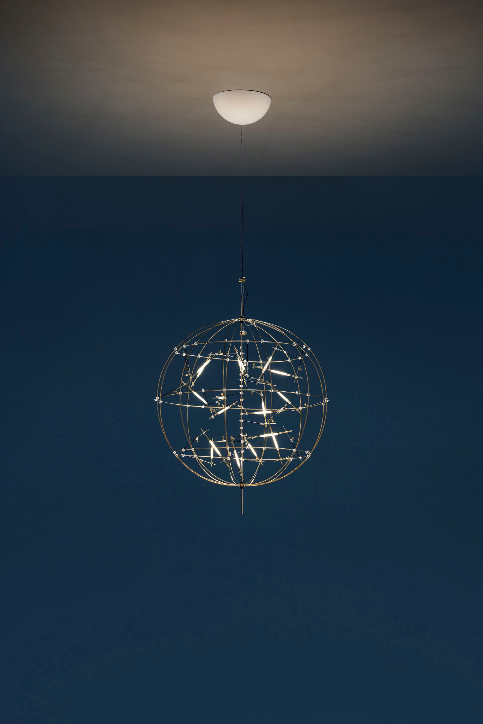 Латунный светодиодный подвесной светильник Catellani & Smith Pòta! ARCH-00016525