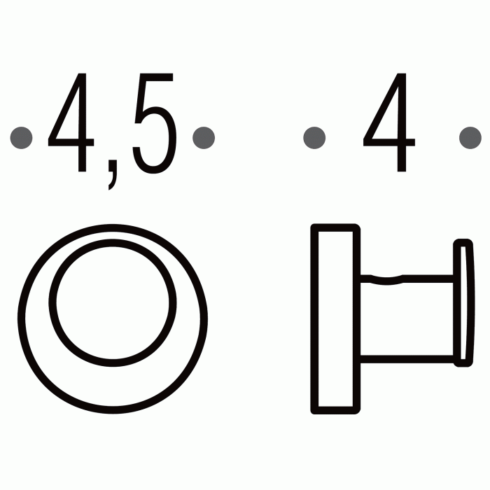 W4917NM W4917 NM Крючок (чёрный) COLOMBO PLUS Colombo Design - Вид №2