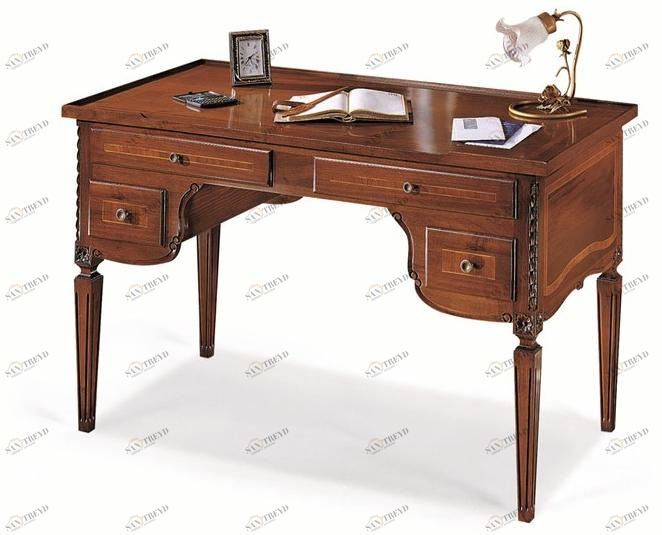 SCAPPINI & C Прямоугольный деревянный стол с ящиками 35th anniversary 792