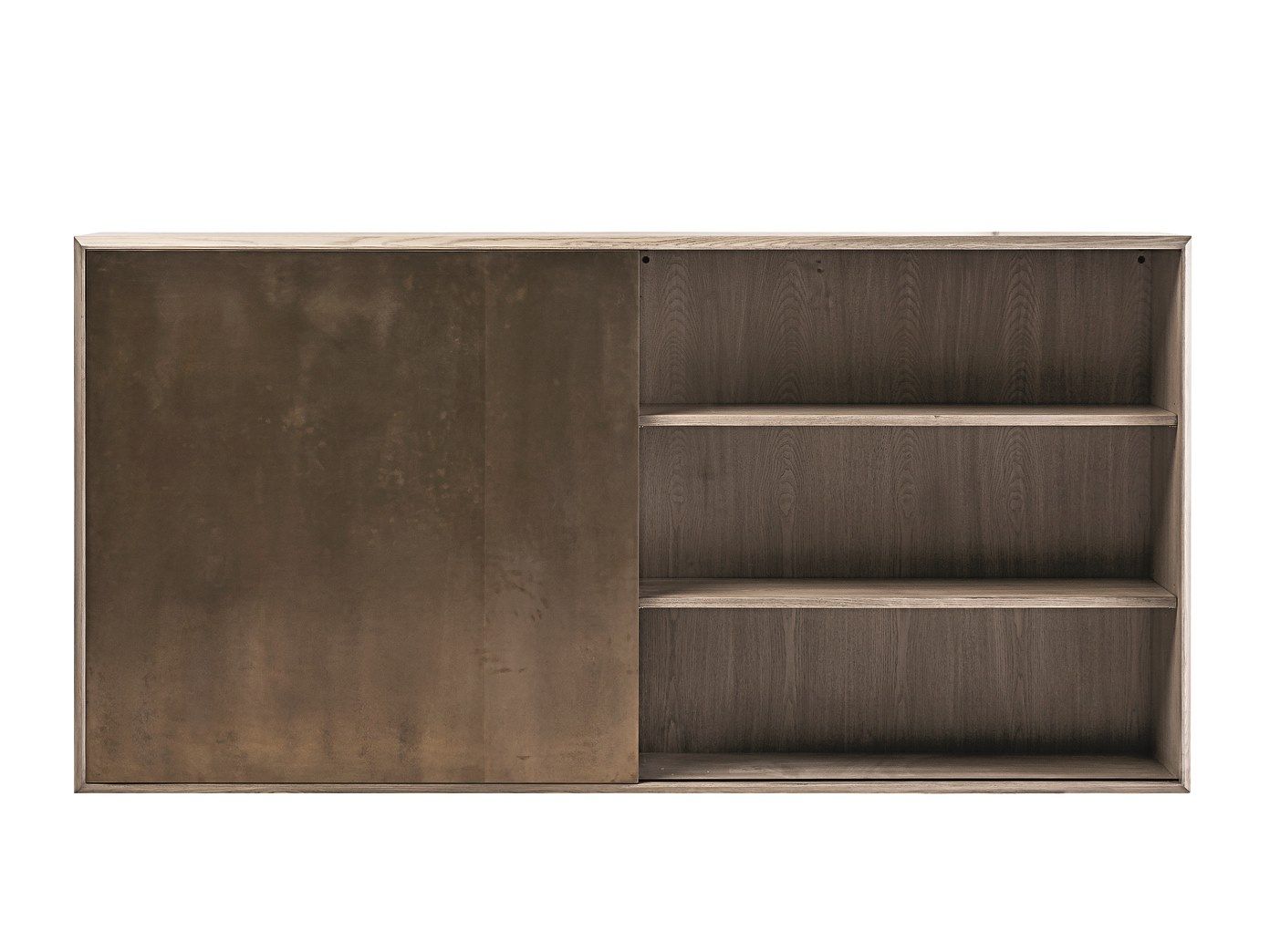 Деревянный подвесной шкаф с раздвижными дверями Shake ARCH-00149798