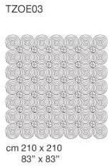 Paola Lenti Коврик из квадратной веревки с геометрическими мотивами High tech sun-id-1476847 - Вид №2