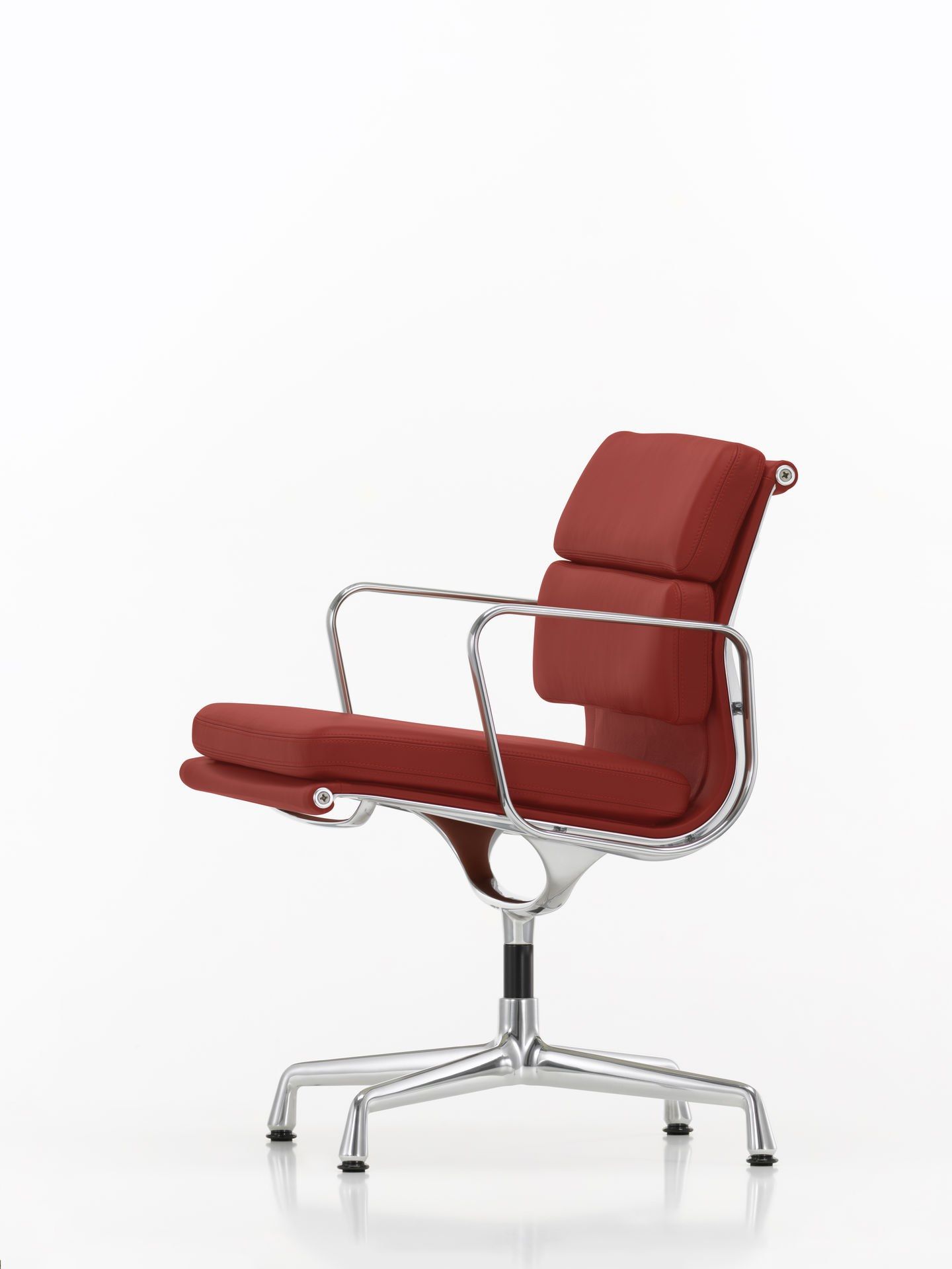 Кожаный спиц поворотный стул с подлокотниками VITRA Eames Soft Pad Group ARCH-00078216 - Вид №30