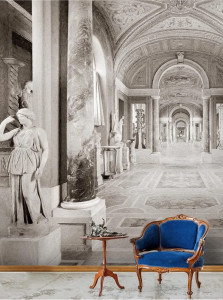 Иллюзия обои, ПВХ бесплатно, ЭКО, моющиеся