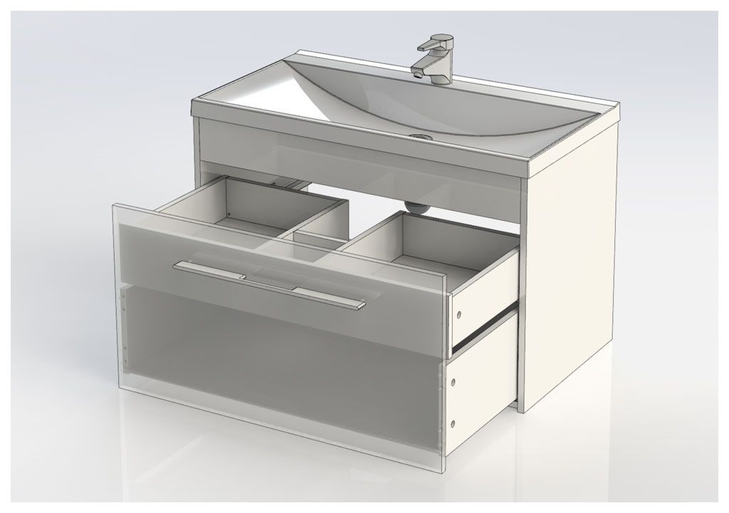 Тумба под раковину Aquanet Августа 90 белый sun-id-275316 - Вид №4
