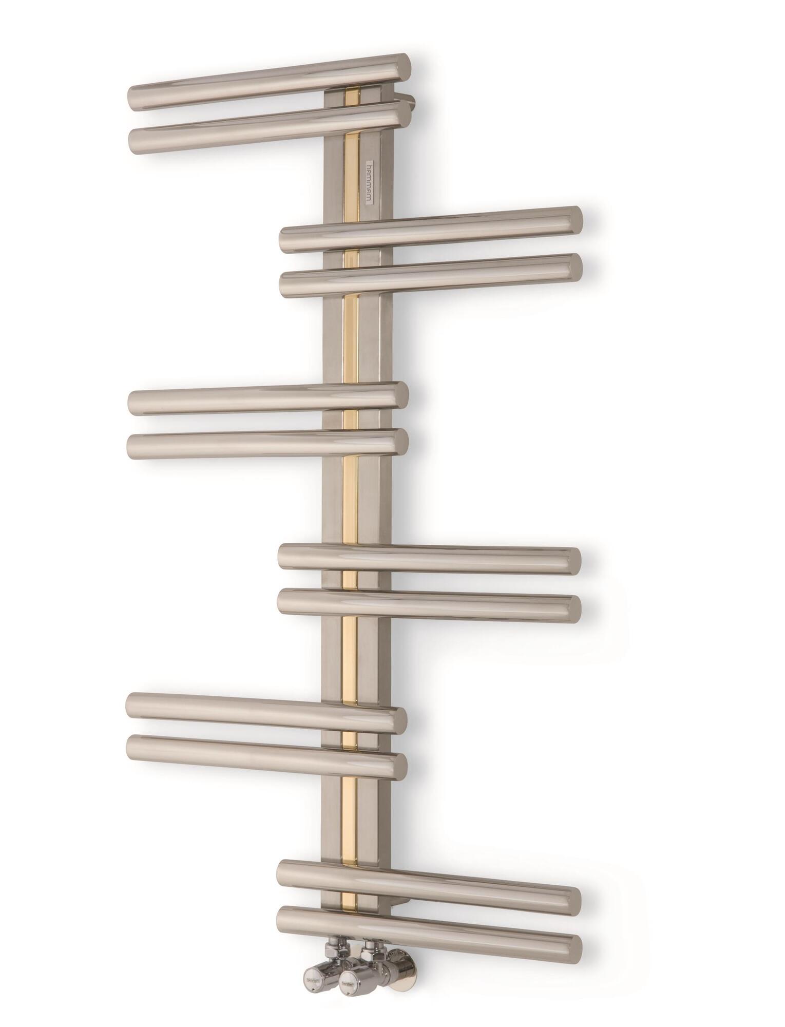 Полотенцесушитель Hammam ELEGANCE Stainless steel  комбинированный; электрический или водяной Сталь  - Вид №20