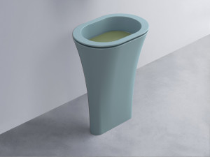 AMLA65-PL+AMPILO-AG+AMCOLO-PL Раковина Amedeo Ovale отдельностоящая cielo Enjoy + Amedeo