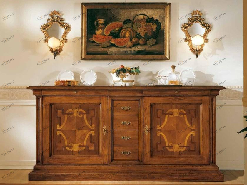 Arvestyle Буфет из массива дерева с распашными дверцами с ящиками Stile Ks-e500