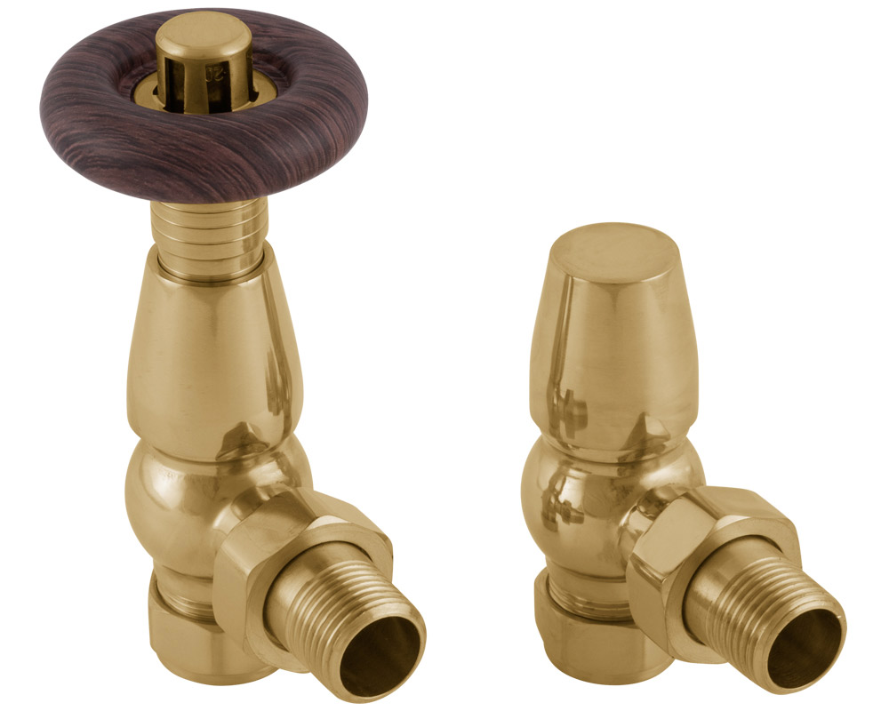 HAN002 Впускной термостатический клапан радиатора Kingsgrove 15 мм (латунь) Сarronheating  - Вид №1