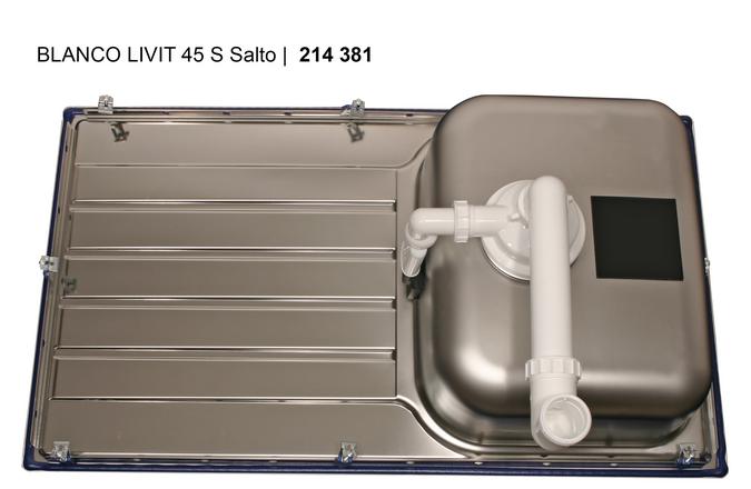514786 Кухонная мойка Blanco Livit 45 S Salto полированная  Blanco Livit - Вид №5