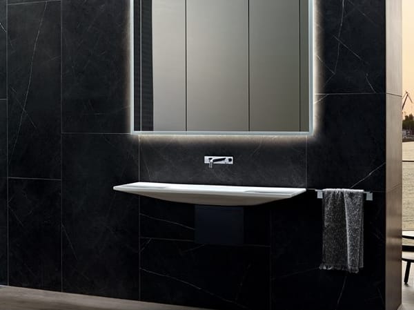 Керамическая прямоугольная подвесная раковина Geberit One ARCH-00088629