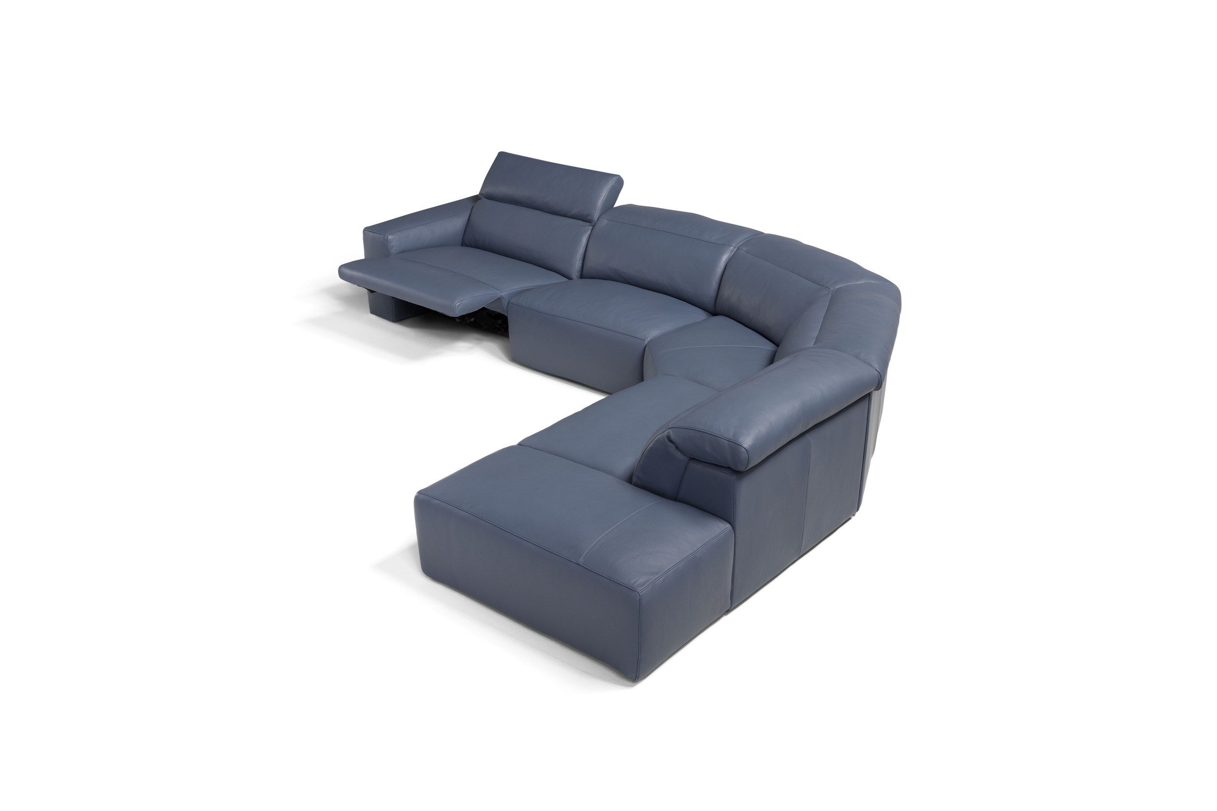 Кожаный модульный угловой диван с откидной спинкой Egoitaliano Беверли ARCH-00098073 - Вид №1