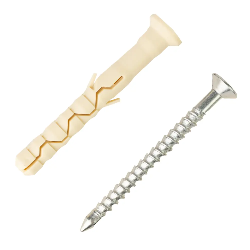 Дюбель-гвоздь потайной Европартнер 8×60 мм для надежного монтажа 89383275 STLM-1385408